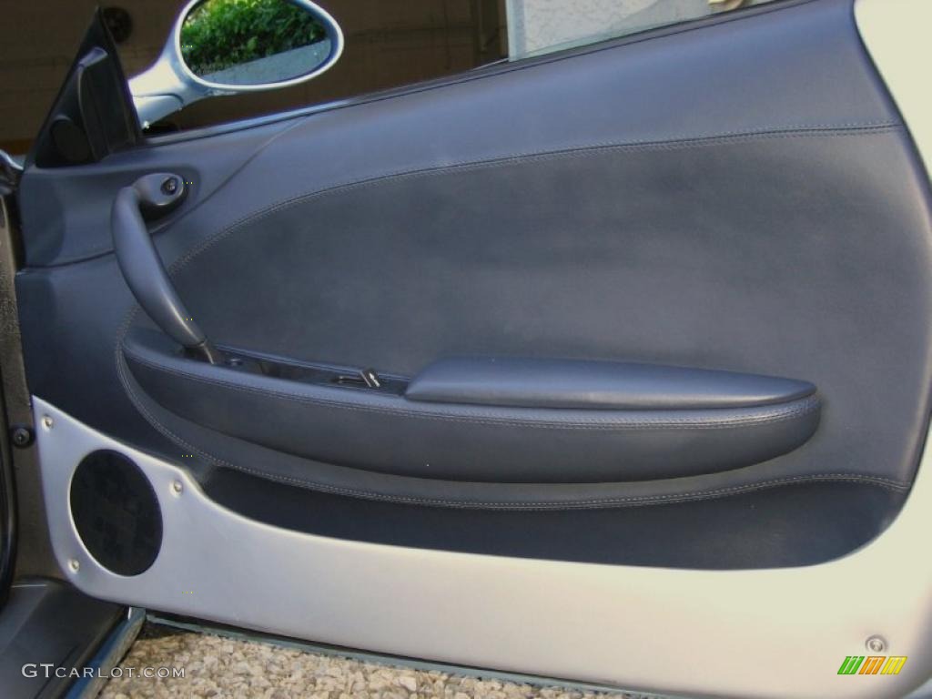 2003 Ferrari 360 Spider F1 Blu Scuro (Dark Blue) Door Panel Photo #40264750