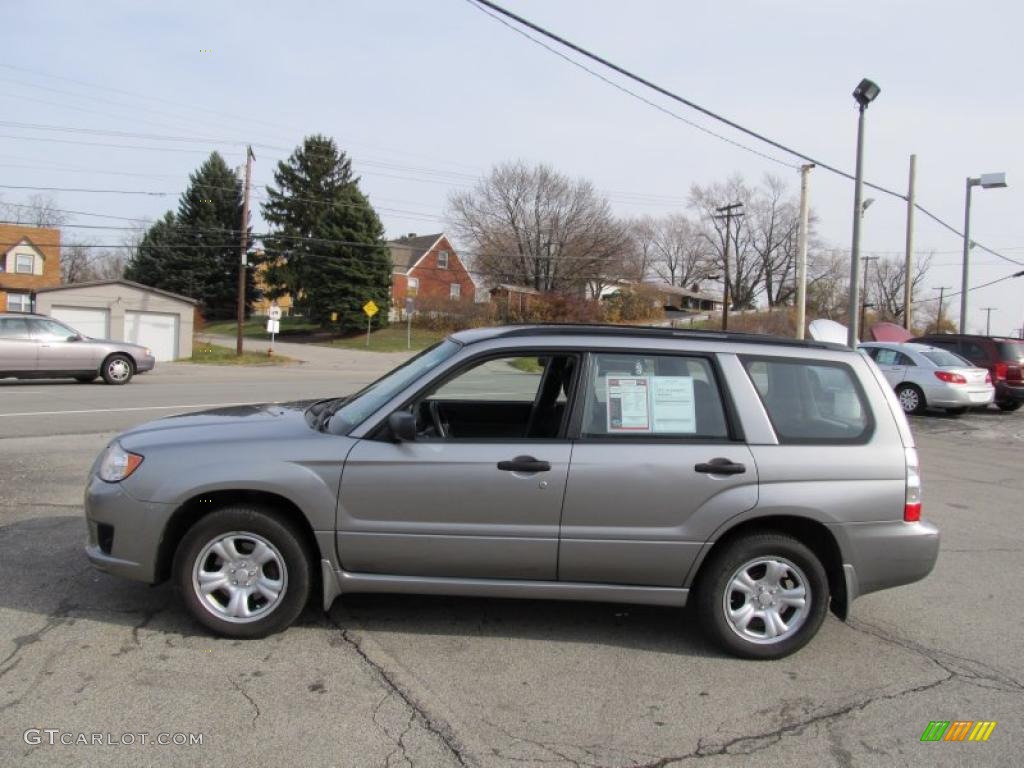 2007 Forester 2.5 X Sports - Crystal Gray Metallic / Graphite Gray photo #5