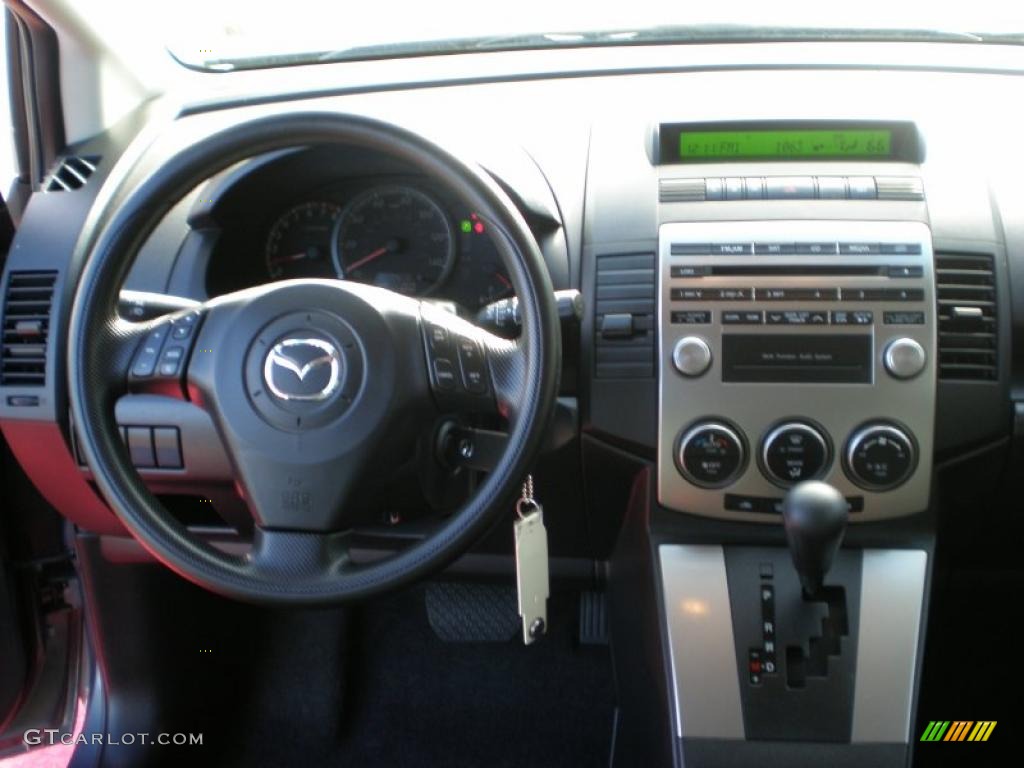 2010 Mazda MAZDA5 Sport Black Dashboard Photo #40265074