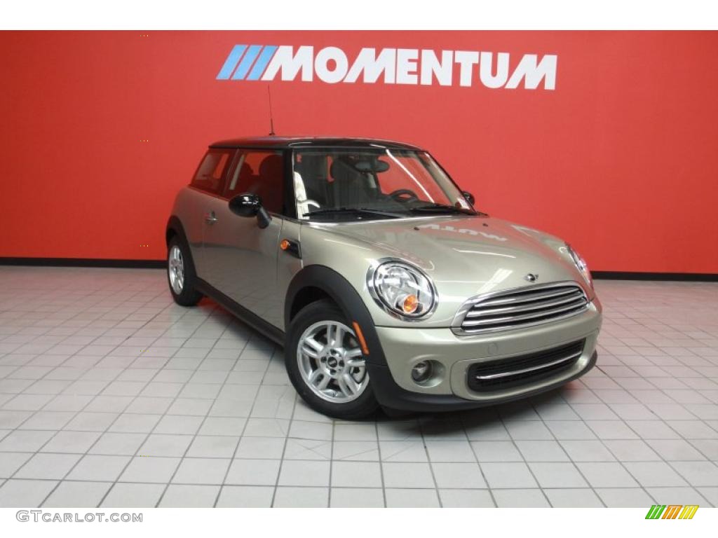 2011 Cooper Hardtop - Sparkling Silver Metallic / Carbon Black photo #1