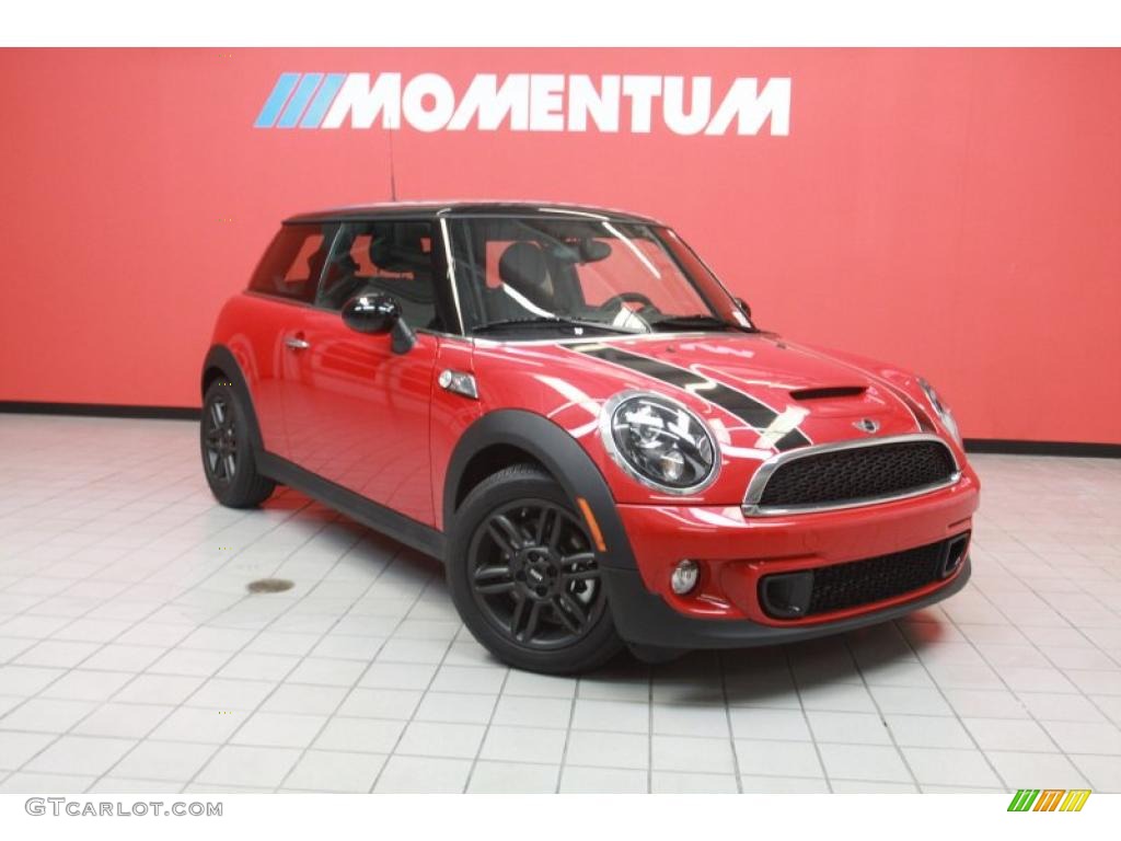 2011 Cooper S Hardtop - Chili Red / Carbon Black photo #1