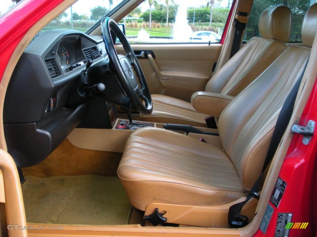 Beige Interior 1992 Mercedes-Benz 190 Class 190E 2.3 Photo #40267010