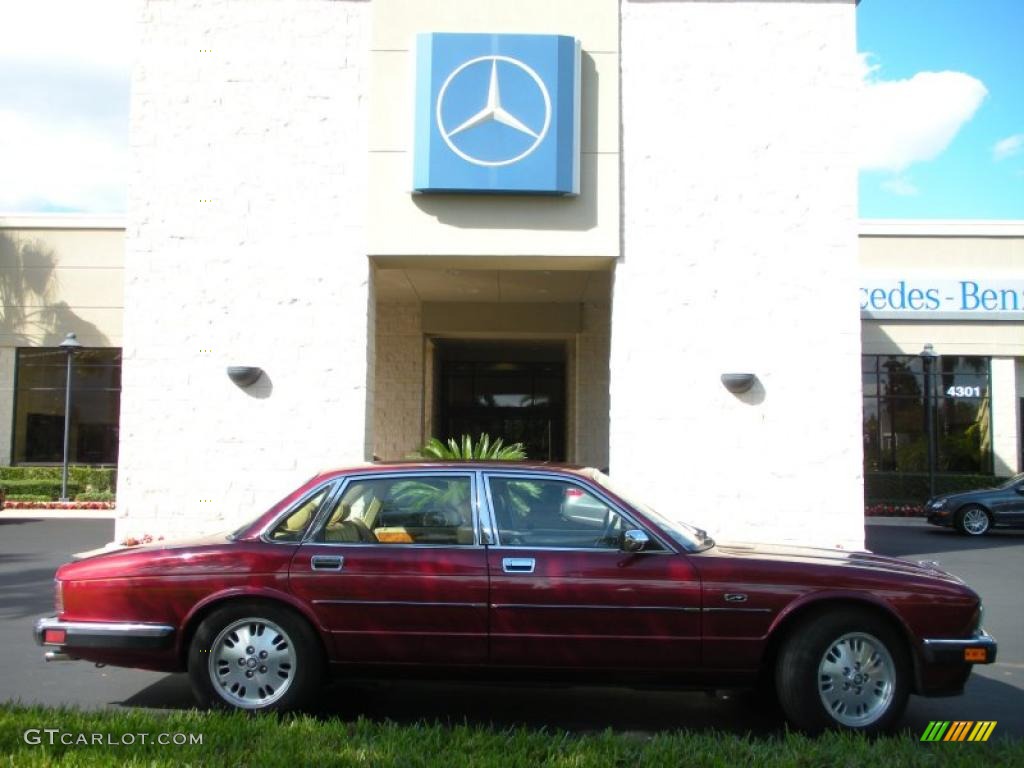 1994 XJ XJ6 - Regency Red Pearl / Barley photo #5