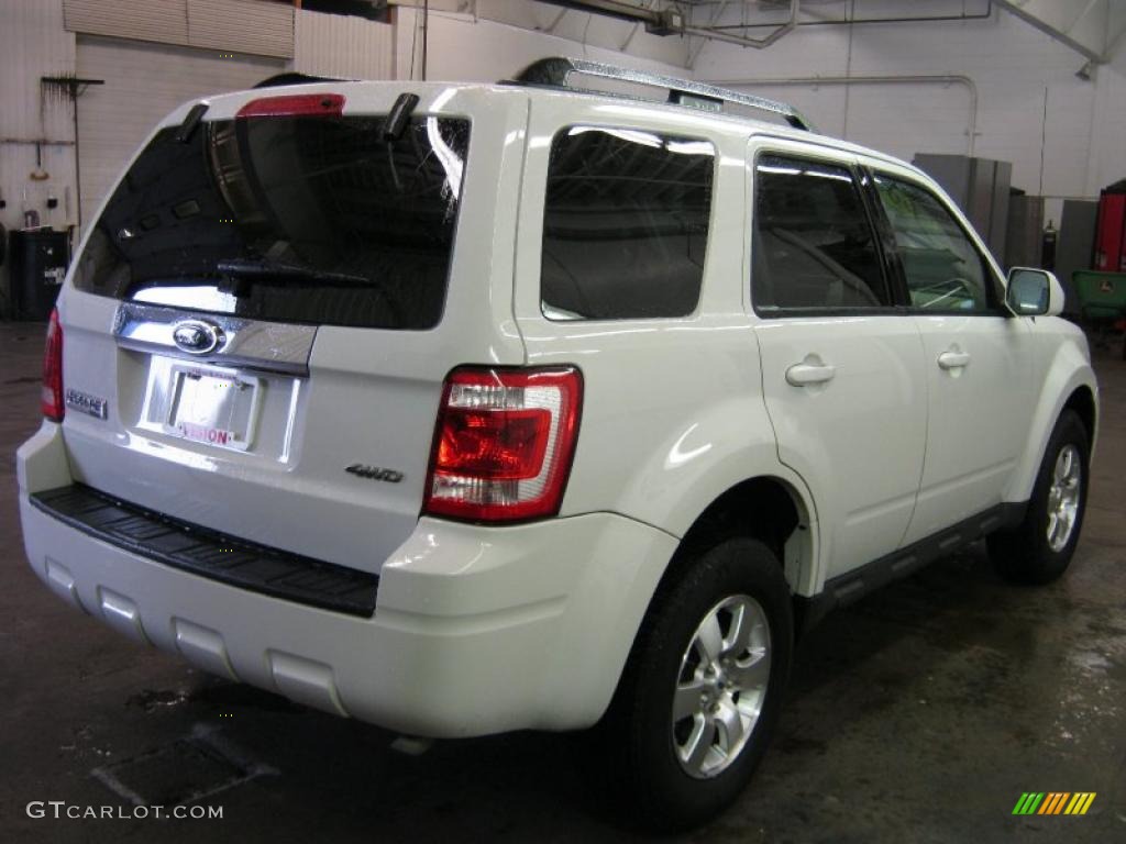 2009 Escape Limited V6 4WD - White Suede / Camel photo #2