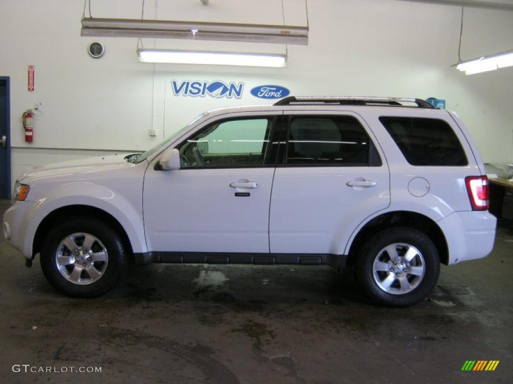 2009 Escape Limited V6 4WD - White Suede / Camel photo #14