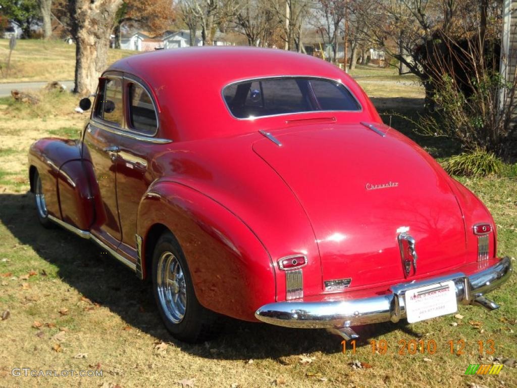 Red 1948 Chevrolet Fleetmaster Sport Coupe Exterior Photo #40269574