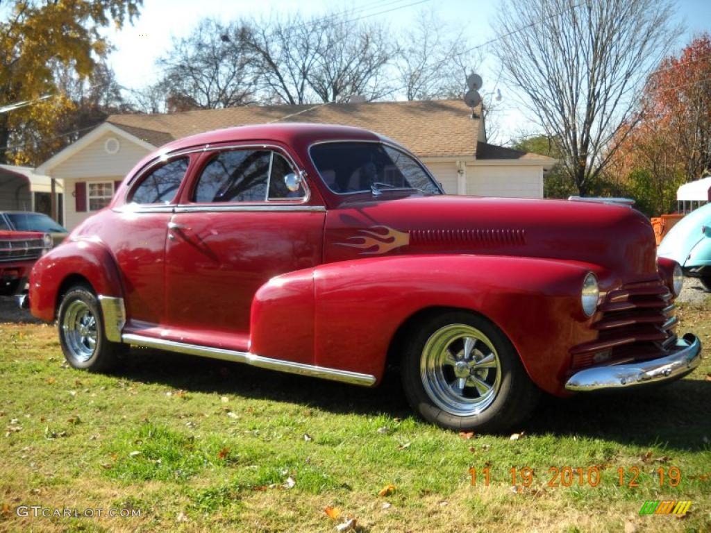 Red 1948 Chevrolet Fleetmaster Sport Coupe Exterior Photo #40270050