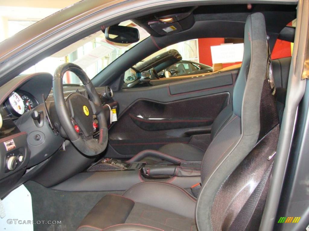 Nero Interior 2010 Ferrari 599 GTB Fiorano F1A Photo #40271866
