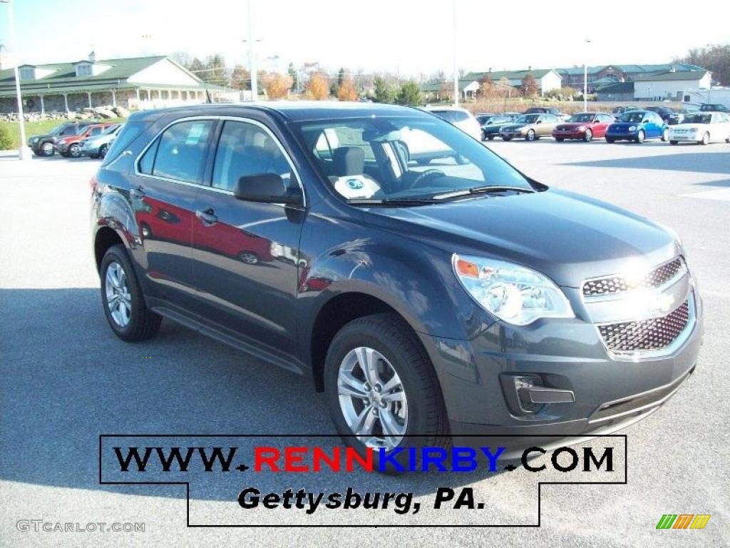 2011 Equinox LS - Cyber Gray Metallic / Light Titanium/Jet Black photo #1