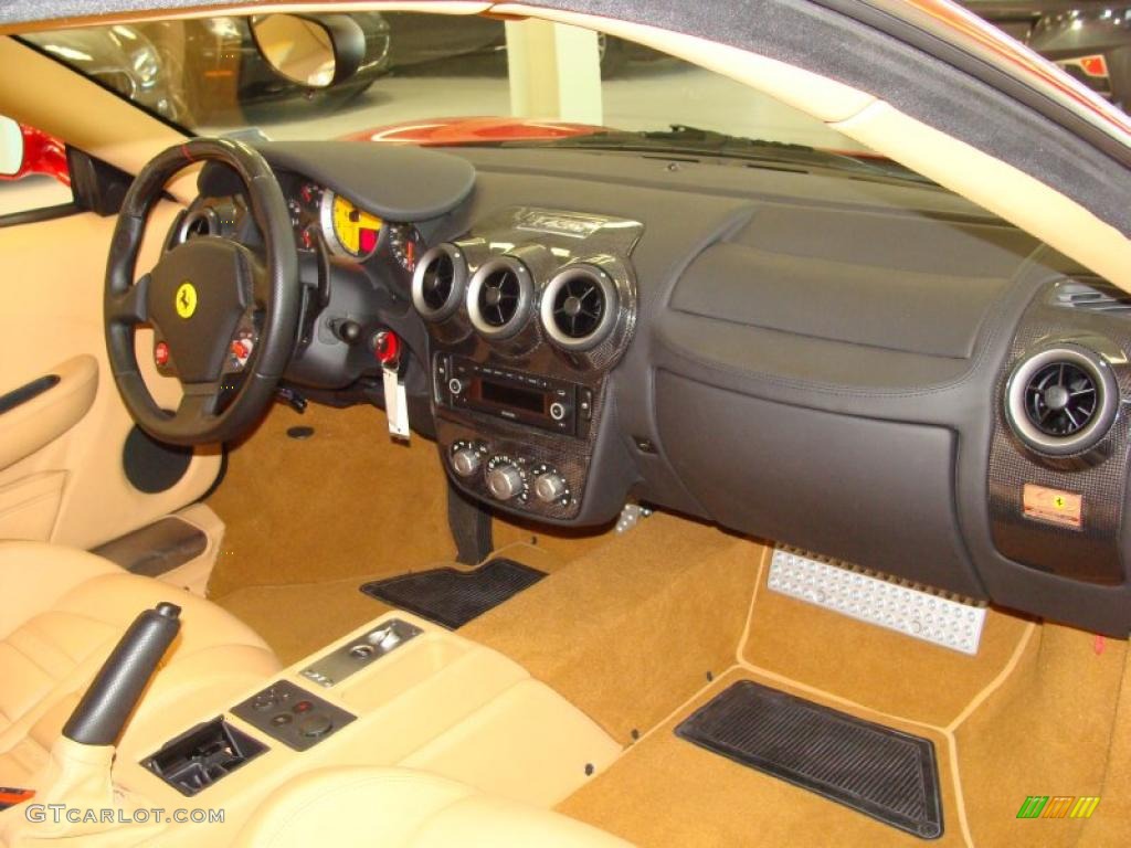 2008 Ferrari F430 Coupe F1 Beige Dashboard Photo #40272630