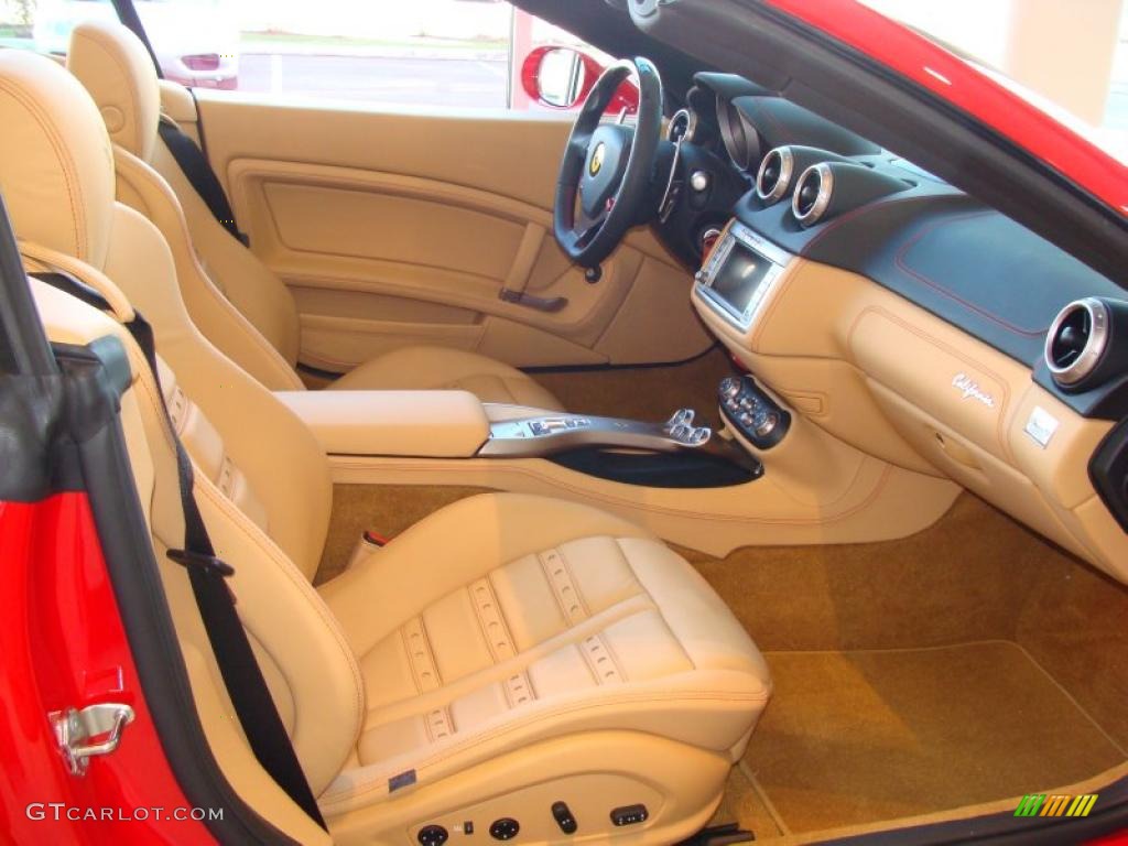 Beige Interior 2010 Ferrari California Standard California Model Photo #40272946