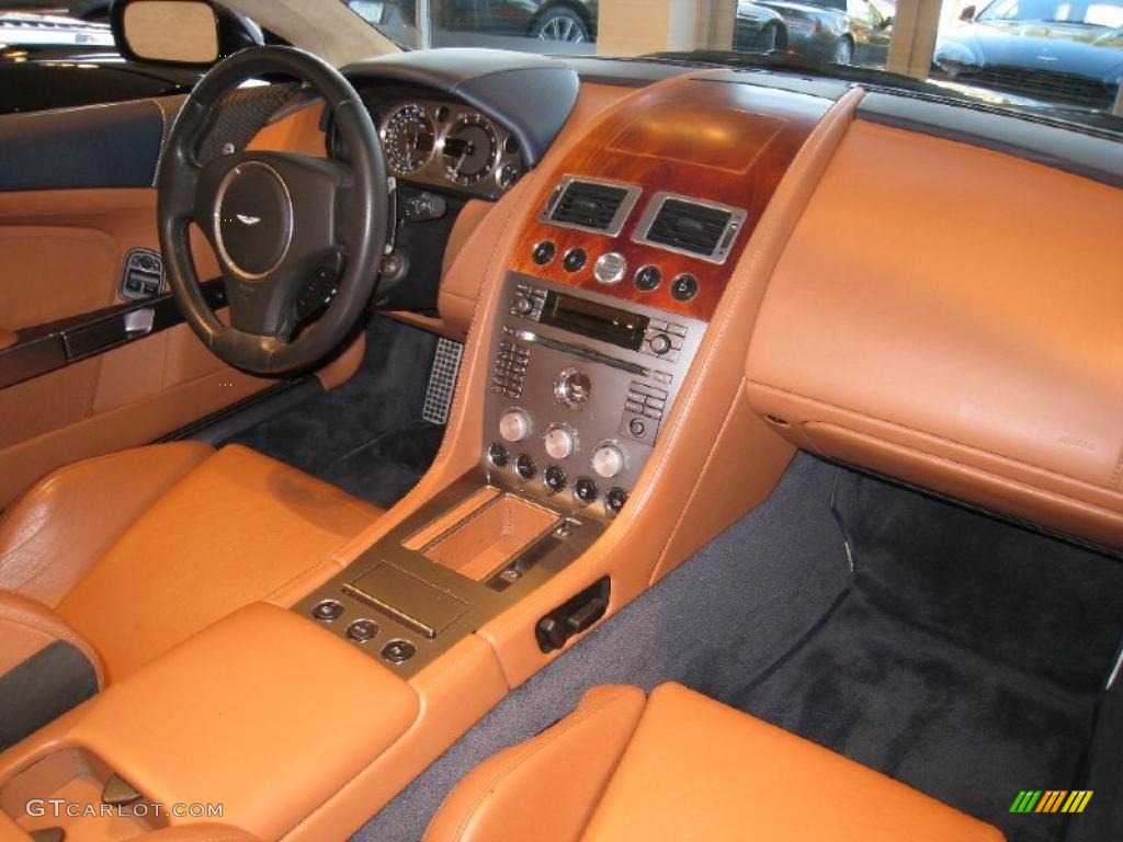 2006 Aston Martin DB9 Volante Dark Tan Dashboard Photo #40274678