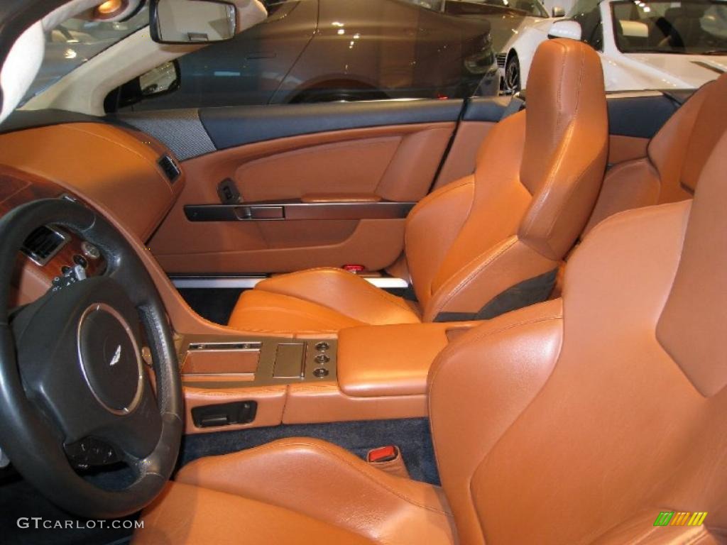 Dark Tan Interior 2006 Aston Martin DB9 Volante Photo #40274690