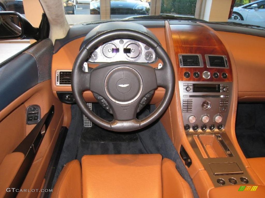 2006 aston martin db9 volante dark tan dashboard photo #40274730