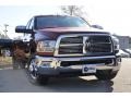 Deep Cherry Red Crystal Pearl 2011 Dodge Ram 3500 HD Laramie Crew Cab Dually