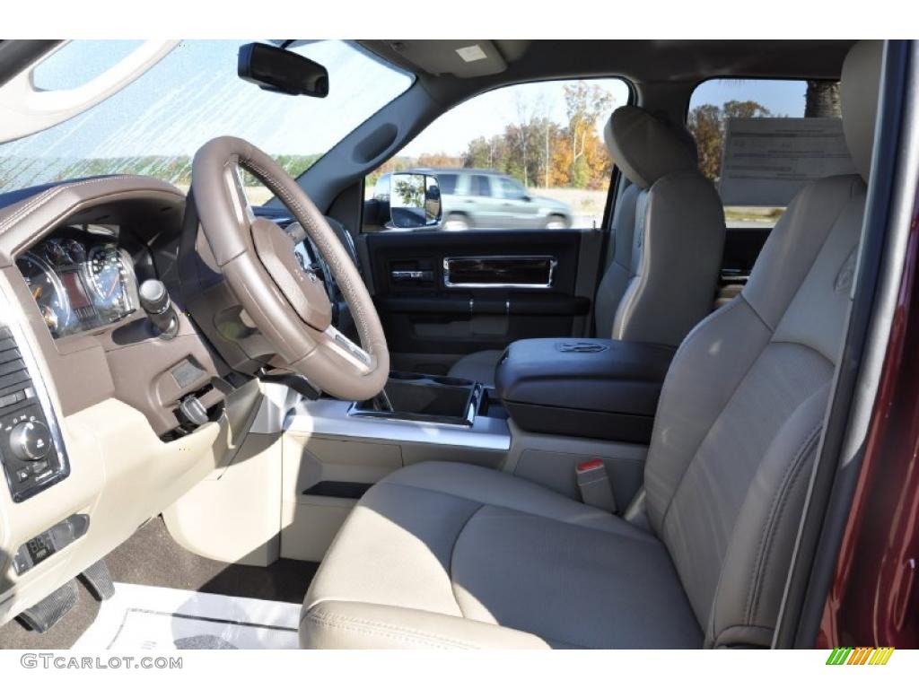 2011 Dodge Ram 3500 HD Laramie Crew Cab Dually Interior Color Photos