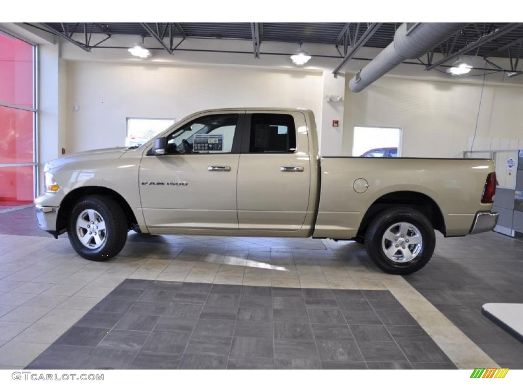 2011 Ram 1500 SLT Quad Cab - White Gold / Dark Slate Gray/Medium Graystone photo #1