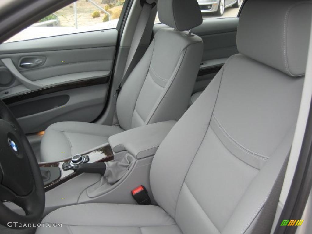 Gray Dakota Leather Interior 2011 BMW 3 Series 335d Sedan Photo #40279839
