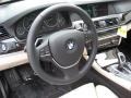 Oyster/Black 2011 BMW 5 Series 528i Sedan Dashboard