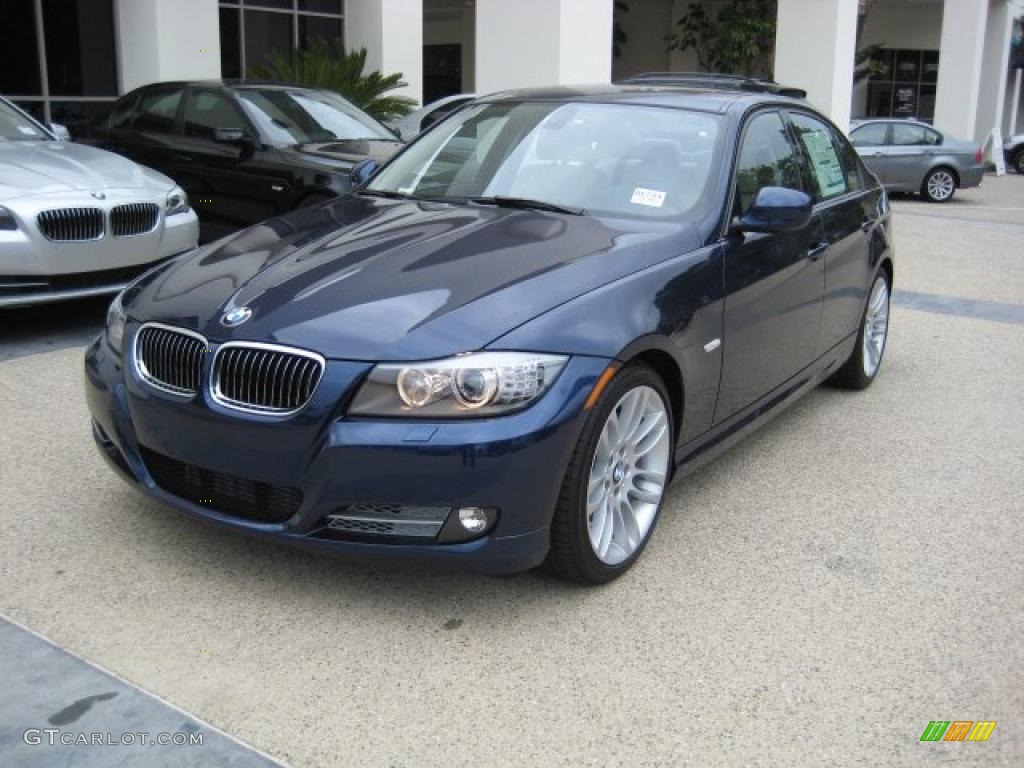 2011 3 Series 335d Sedan - Deep Sea Blue Metallic / Oyster/Black Dakota Leather photo #1