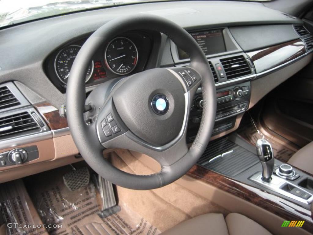 Tobacco Nevada Leather Interior 2011 BMW X5 xDrive 35d Photo #40280126