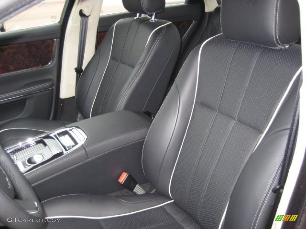 Jet Black/Ivory Interior 2011 Jaguar XJ XJ Supercharged Photo #40280210
