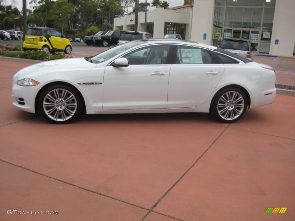 Polaris White 2011 Jaguar XJ XJ Supercharged Exterior Photo #40280246