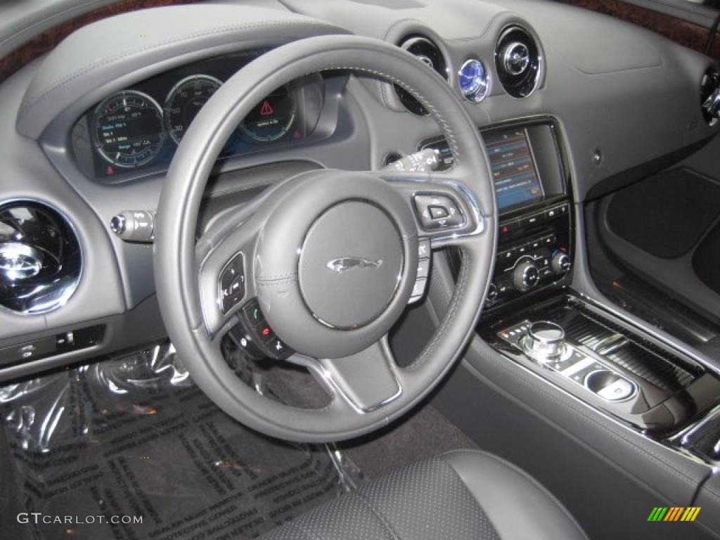 Jet Black/Jet Black Interior 2011 Jaguar XJ XJ Photo #40280338