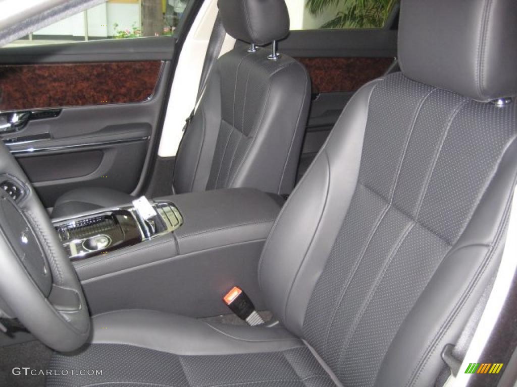 Jet Black/Jet Black Interior 2011 Jaguar XJ XJ Photo #40280354
