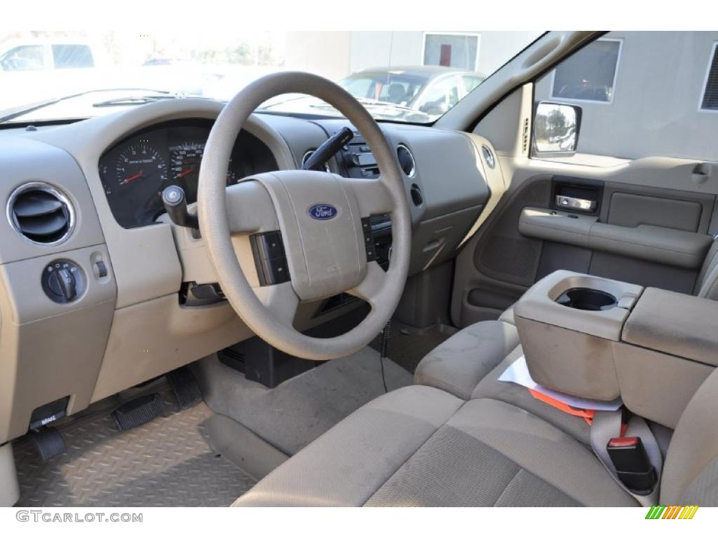 2004 F150 XLT Regular Cab - Dark Shadow Grey Metallic / Dark Flint photo #6