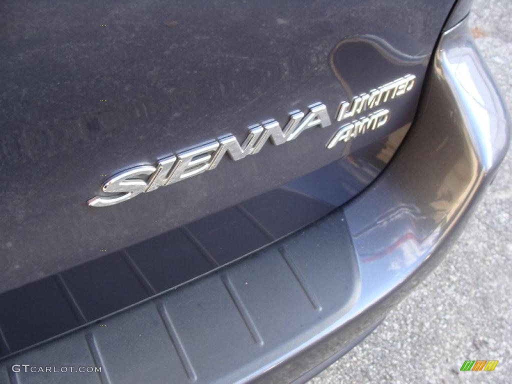 2008 Sienna Limited AWD - Slate Metallic / Stone photo #8