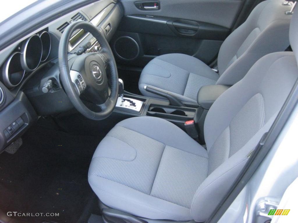 Gray Interior 2008 Mazda MAZDA3 s Touring Sedan Photo #40281606