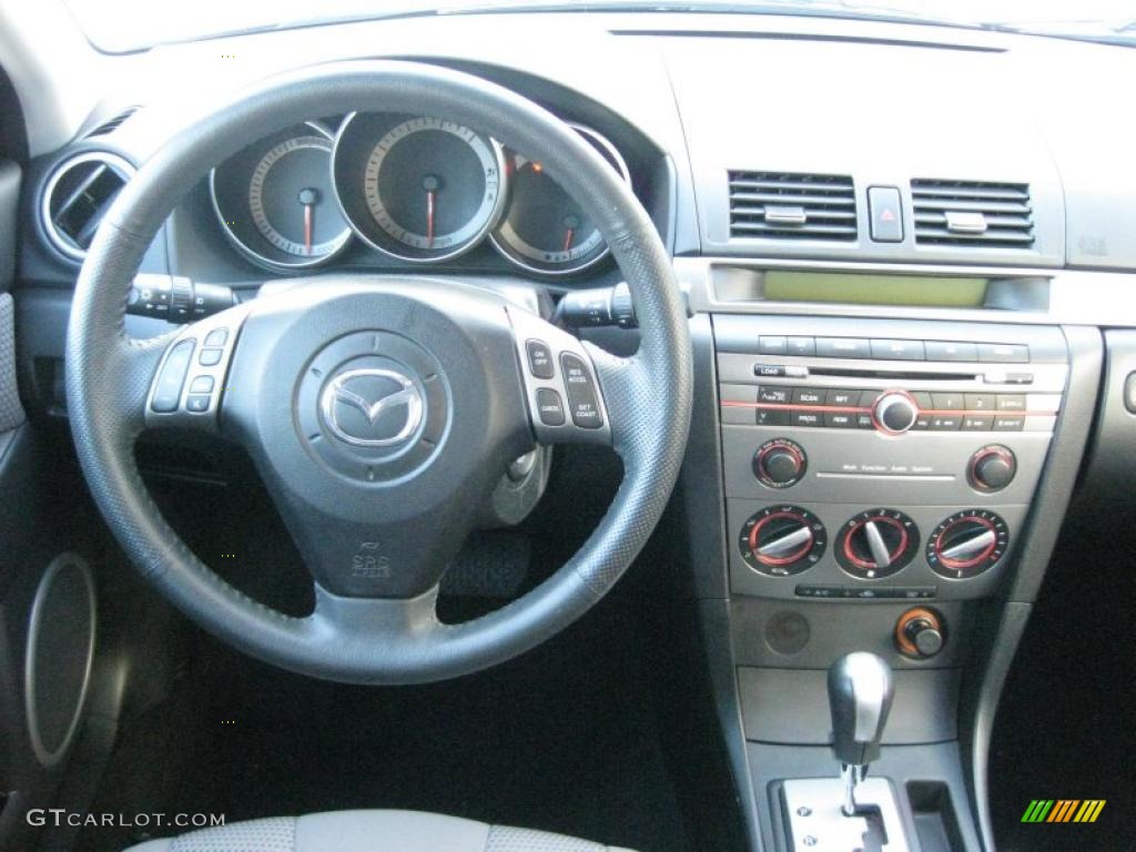 2008 Mazda MAZDA3 s Touring Sedan Gray Dashboard Photo #40281810