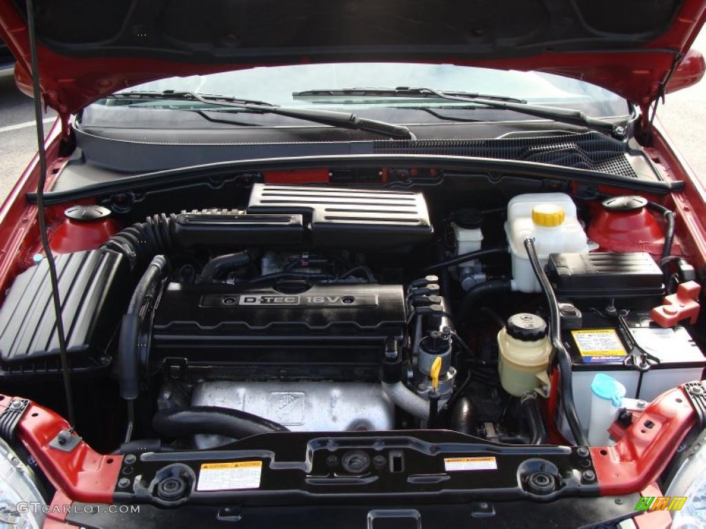 2007 Forenza Sedan - Fusion Red Metallic / Grey photo #21