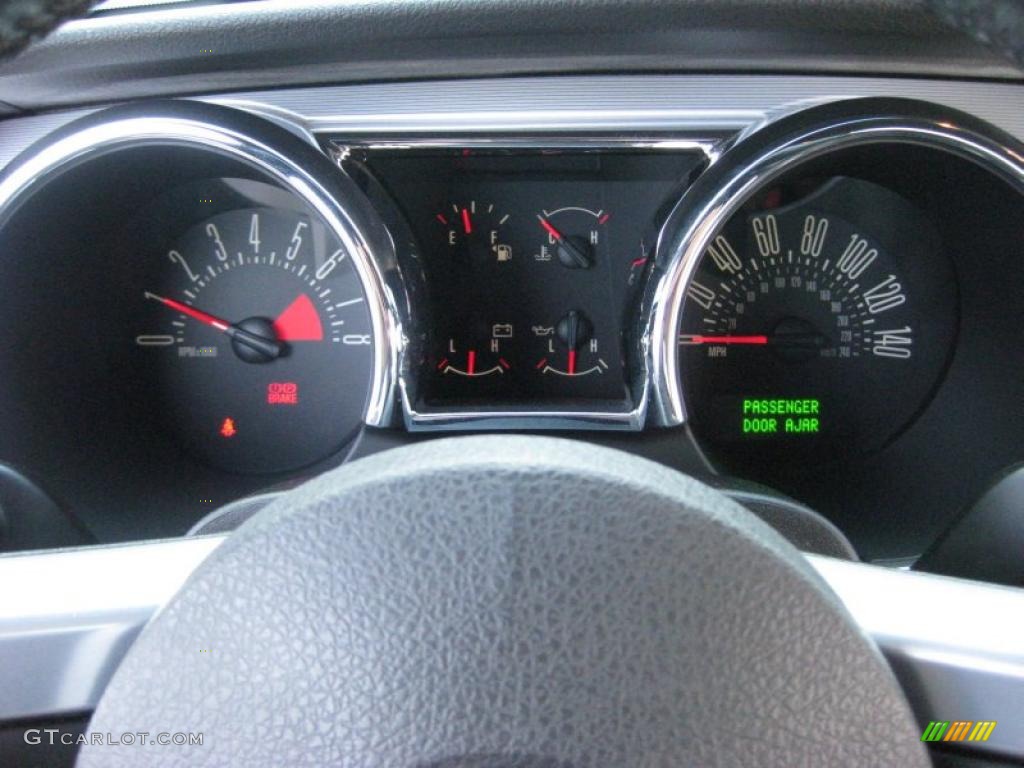 2007 Mustang GT Premium Coupe - Vista Blue Metallic / Dark Charcoal photo #25