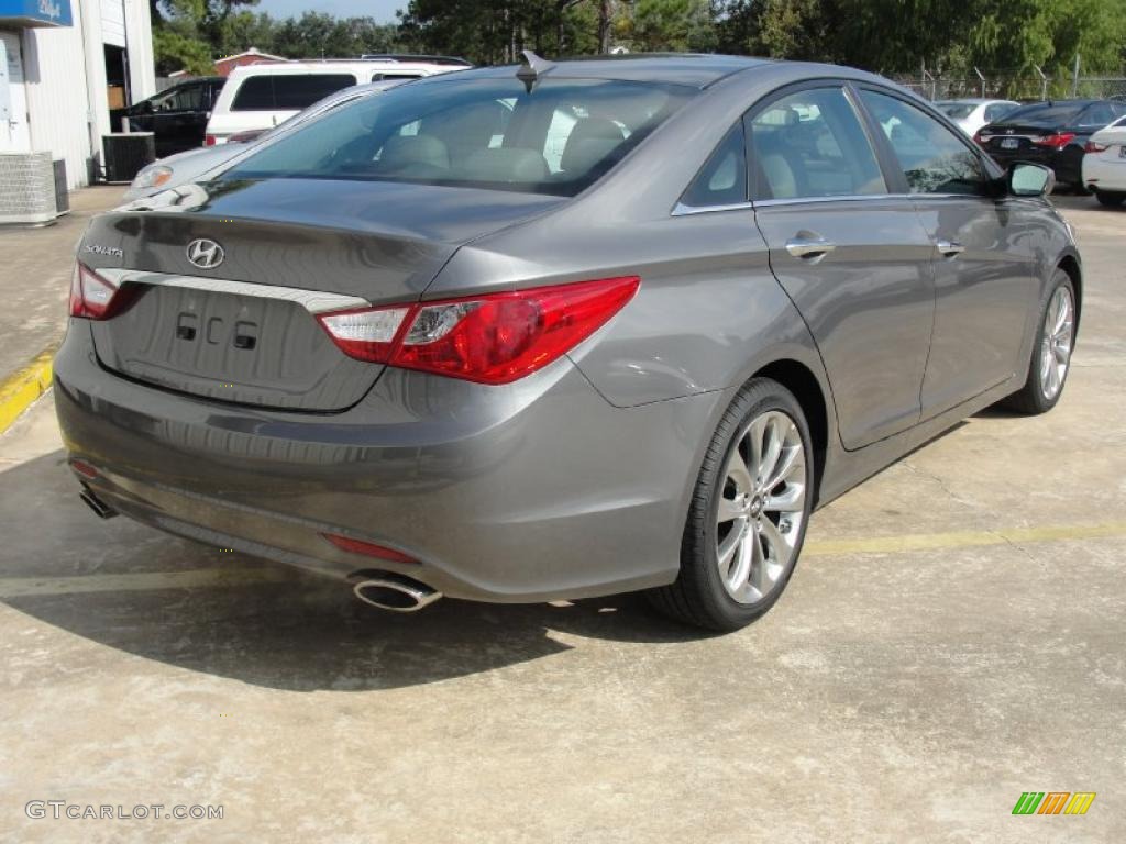 Harbor Gray Metallic 2011 Hyundai Sonata SE Exterior Photo #40288226