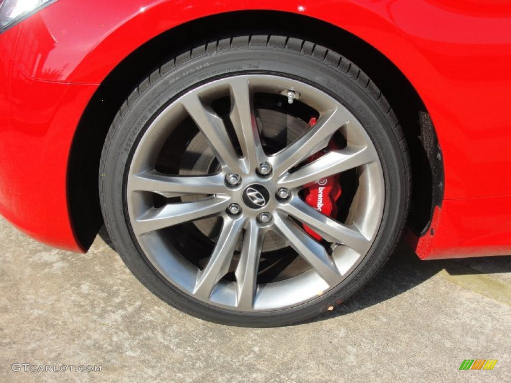 2011 Hyundai Genesis Coupe 3.8 R Spec Wheel Photo #40289426