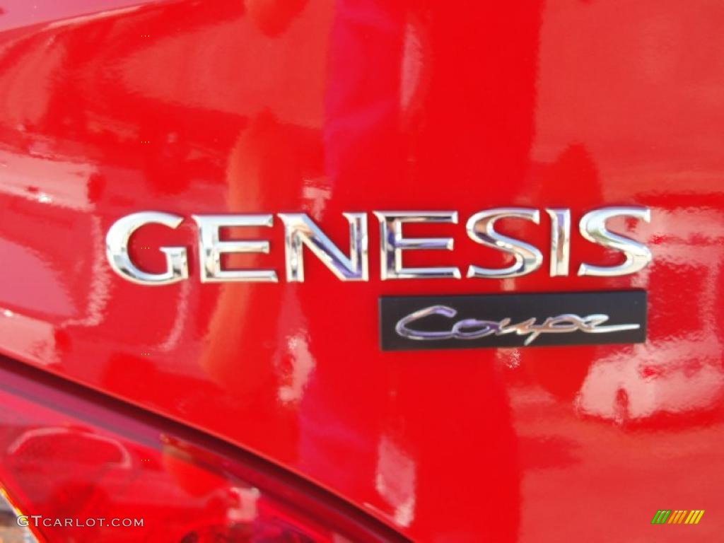 2011 Hyundai Genesis Coupe 3.8 R Spec Marks and Logos Photo #40289498