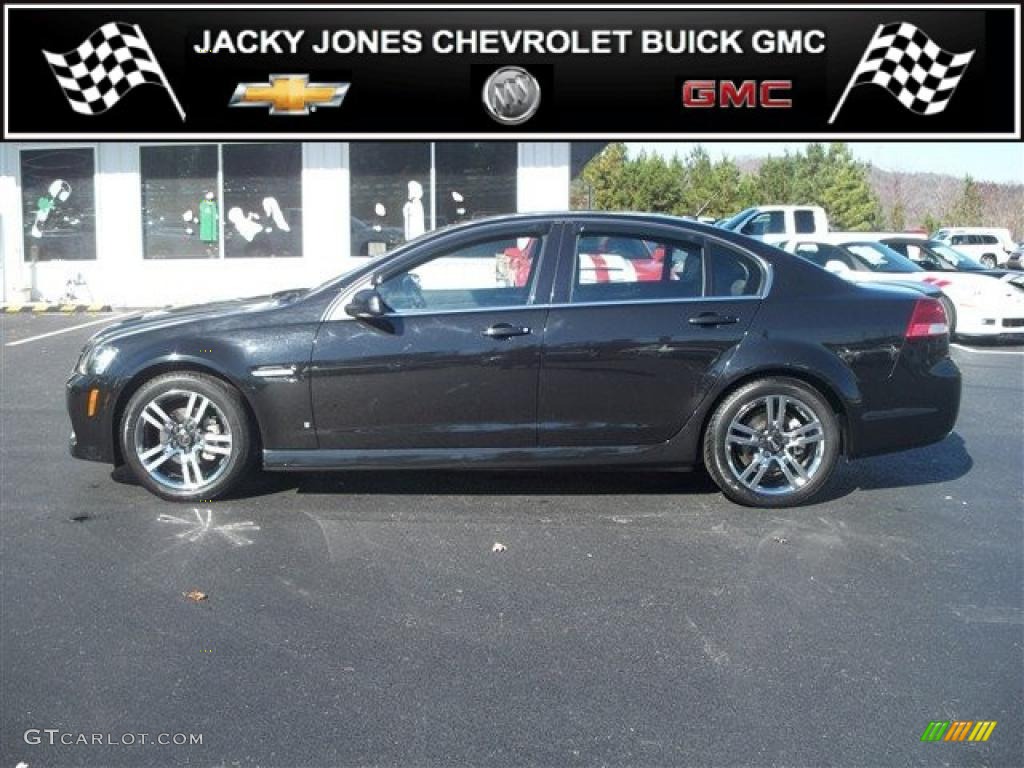 2009 G8 Sedan - Panther Black / Onyx photo #1