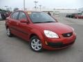 Tropical Red - Rio LX Sedan Photo No. 4