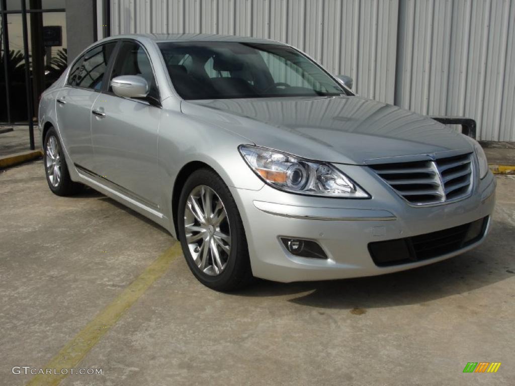 Platinum Metallic 2011 Hyundai Genesis 4.6 Sedan Exterior Photo #40290427