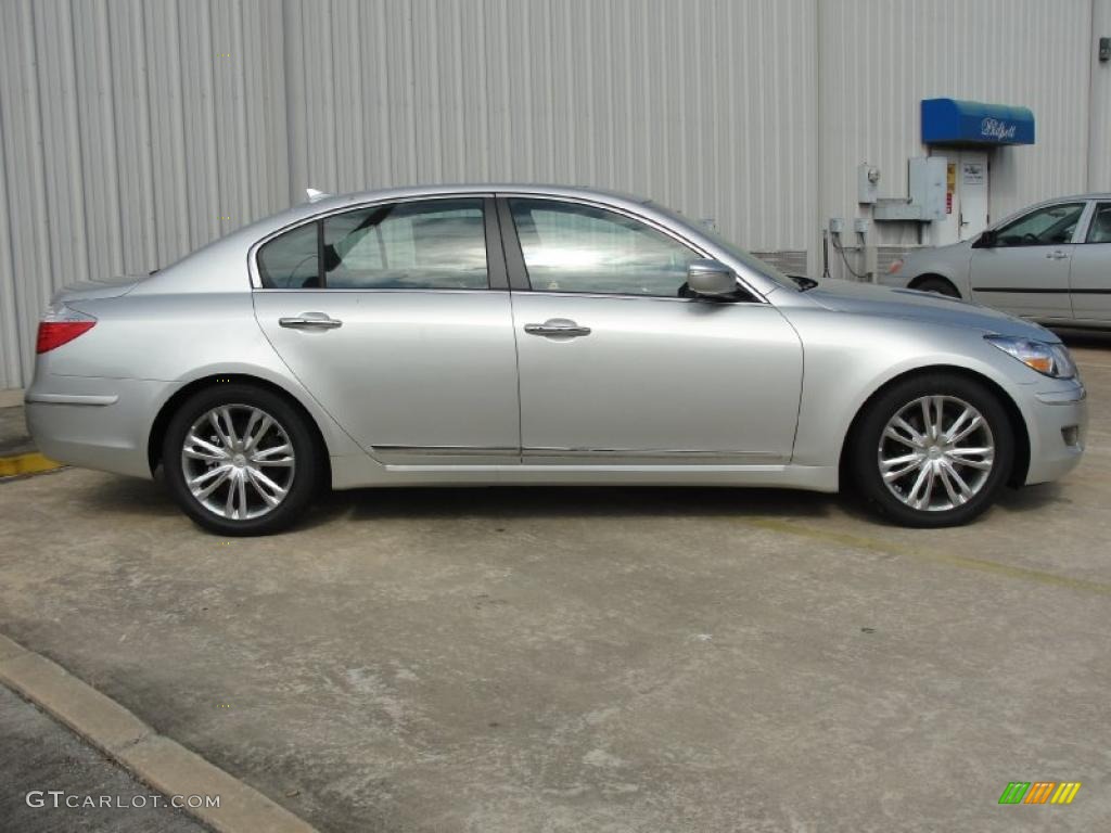 Platinum Metallic 2011 Hyundai Genesis 4.6 Sedan Exterior Photo #40290443