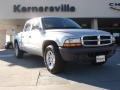 Bright Silver Metallic 2004 Dodge Dakota SXT Quad Cab