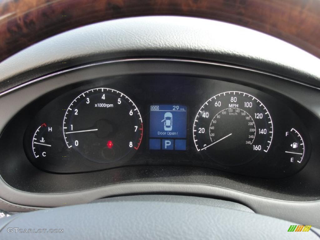 2011 Hyundai Genesis 4.6 Sedan Gauges Photo #40290999