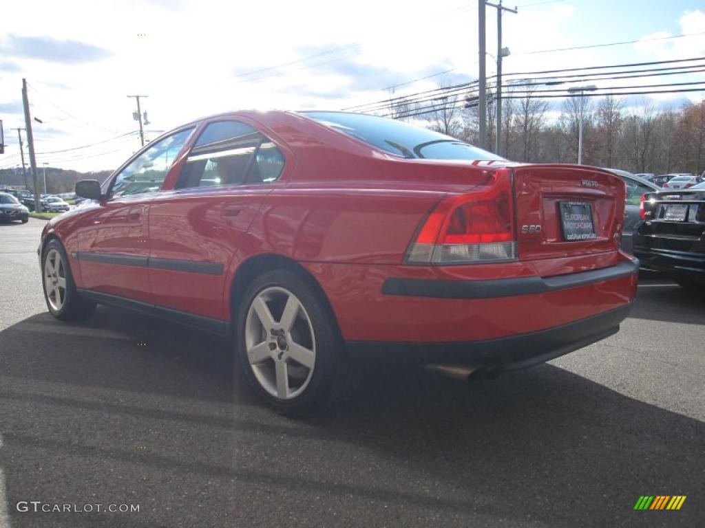 2004 S60 R AWD - Ruby Red Metallic / Gobi Sand R Metallic photo #15