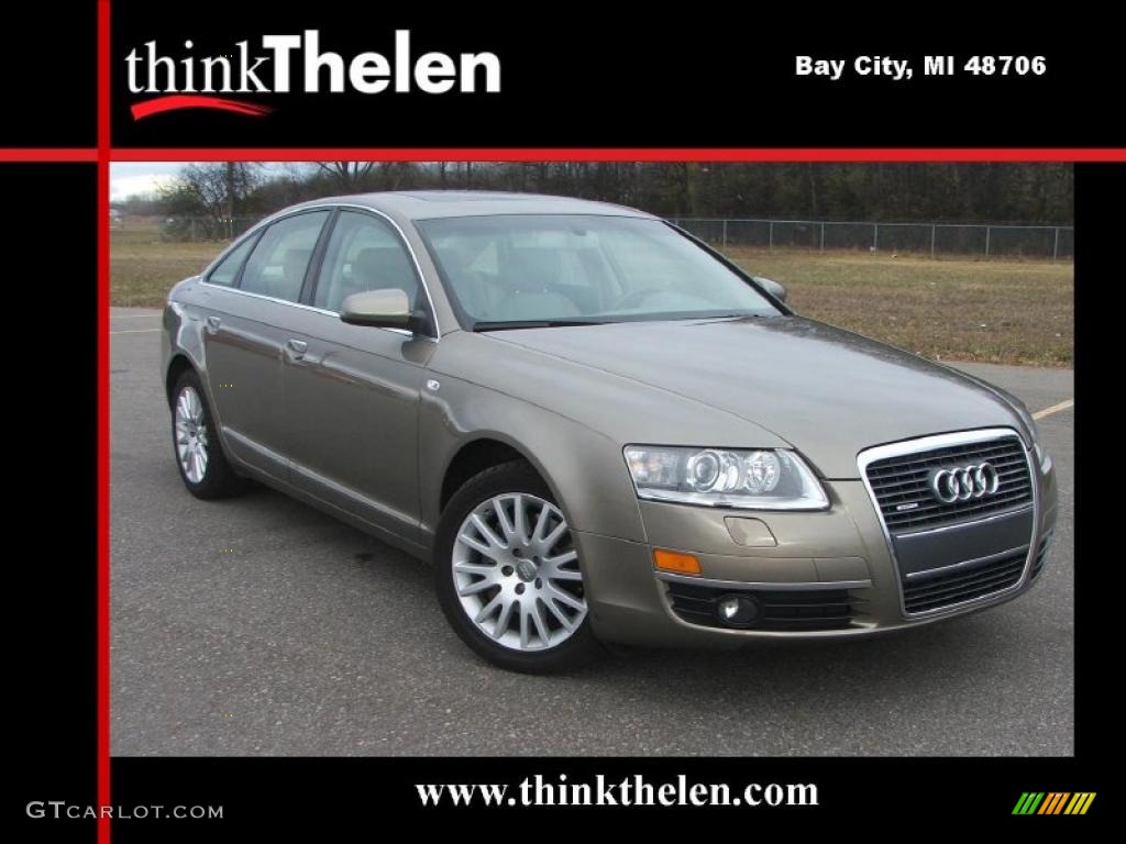 2007 A6 3.2 quattro Sedan - Dakar Beige Metallic / Cardamom Beige photo #1