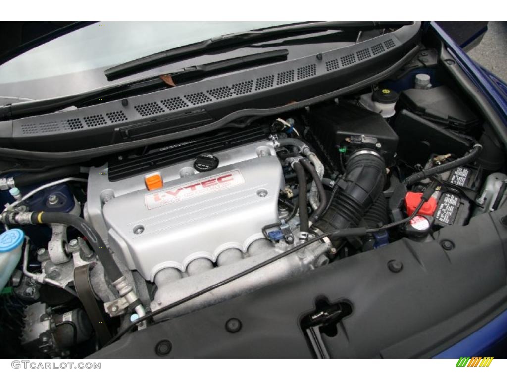 2008 Civic Si Sedan - Fiji Blue Pearl / Black photo #26