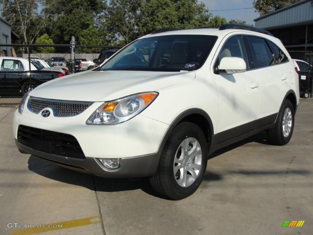 Stone White 2011 Hyundai Veracruz GLS Exterior Photo #40292379