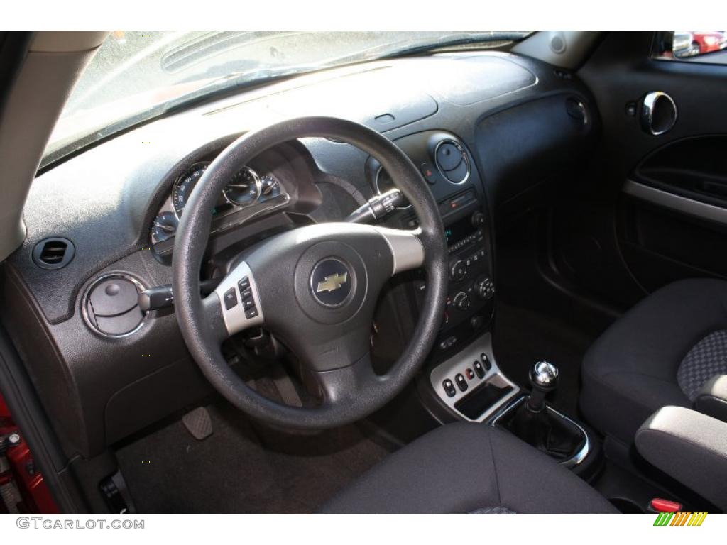 Ebony Black Interior 2008 Chevrolet HHR LS Photo #40292575