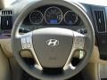Beige 2011 Hyundai Veracruz GLS Steering Wheel